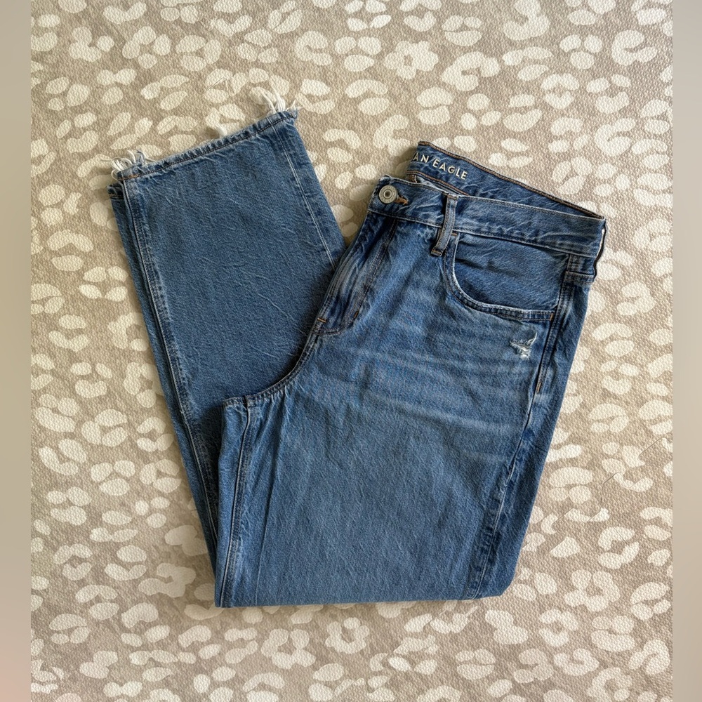 American Eagle Outfitters High Rise Blue Jeans - Picture 11 of 11